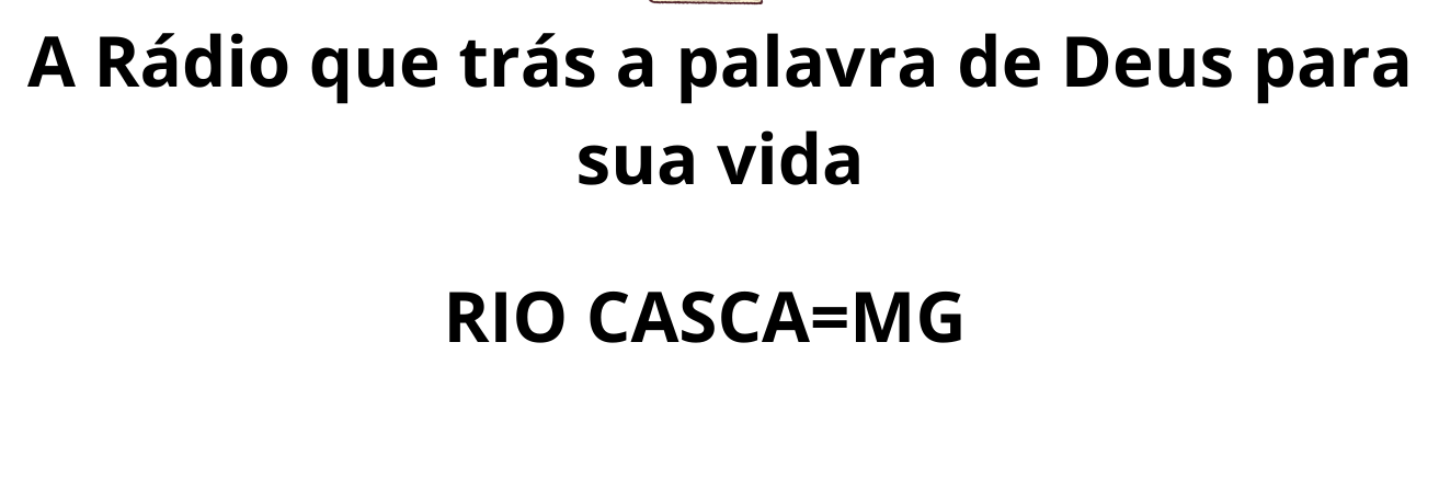 Ouçam a nossa programação e compartilhem nosso site